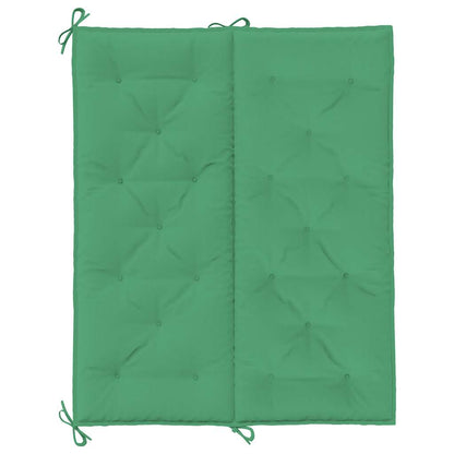Tuinbankkussen 120x(50+50)x7 cm oxford stof groen