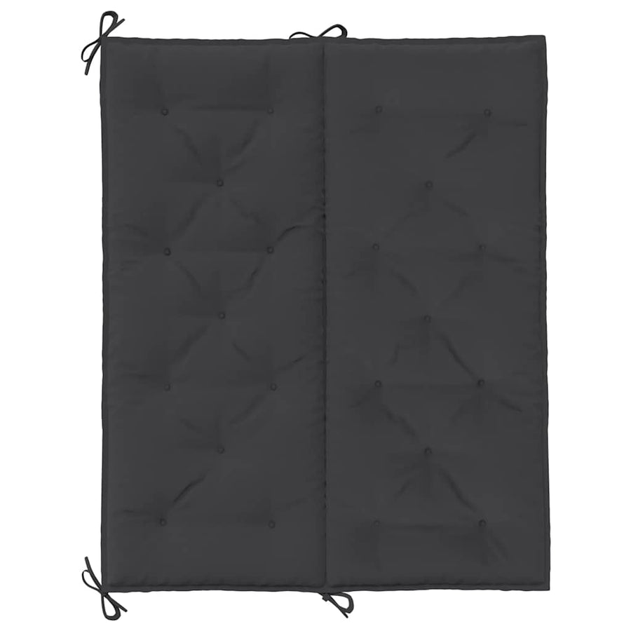 Tuinbankkussen 120X(50+50)X7 Cm Oxford Stof 120 cm Zwart