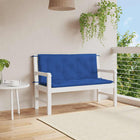 Tuinbankkussen 120 cm blauw Oxford stof