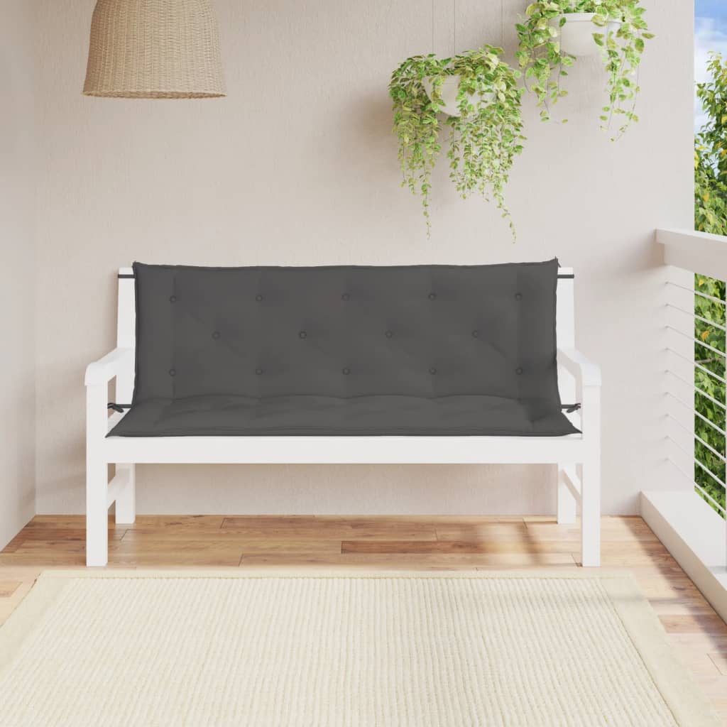 Tuinbankkussens 150X50X7 Cm Oxford Stof Kleurig 150 cm Antraciet