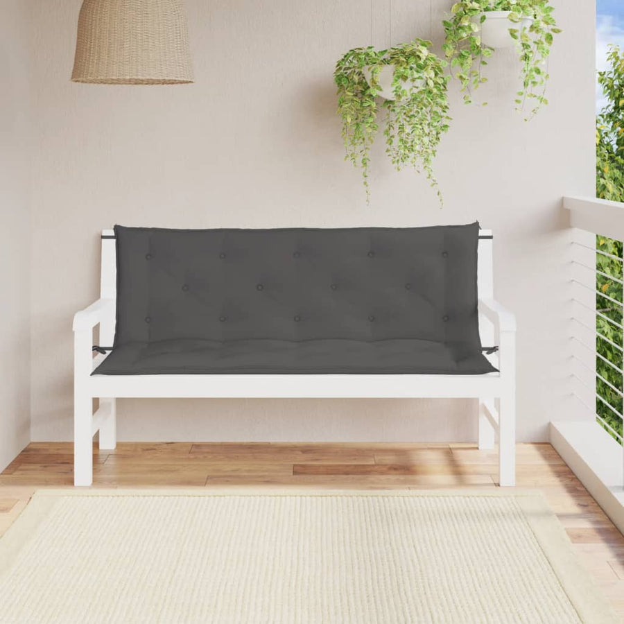 Tuinbankkussens 150X50X7 Cm Oxford Stof Kleurig 150 cm Antraciet