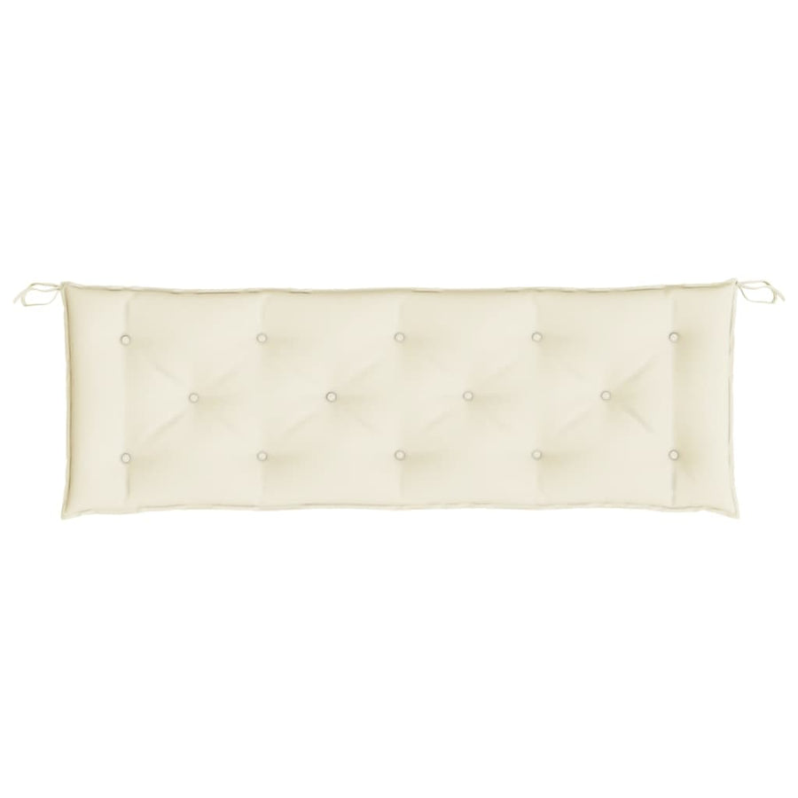 Tuinbankkussens 150X50X7 Cm Oxford Stof Wit 150 cm crème