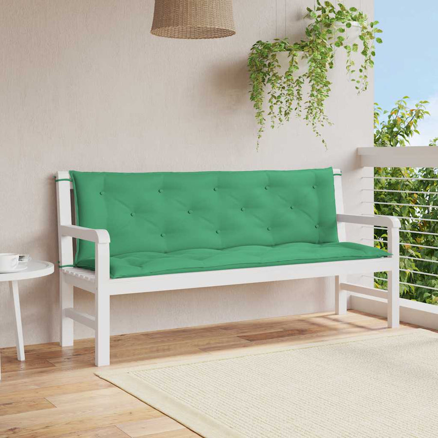 Tuinbankkussens 150X50X7 Cm Oxford Stof Groen 150 cm