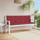 Tuinbankkussen 150x(50+50)x7 cm wijnrood oxford stof
