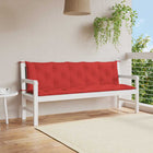 Tuinbankkussen 180 cm rood Oxford stof