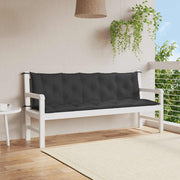 Tuinbankkussen 180 cm zwart Oxford stof
