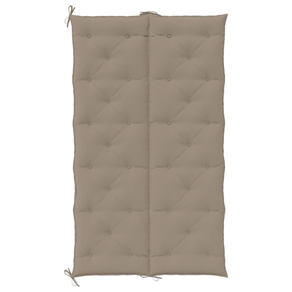 Tuinbankkussen 180x(50+50)x7 cm oxford stof taupe