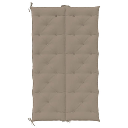 Tuinbankkussen 180x(50+50)x7 cm oxford stof taupe