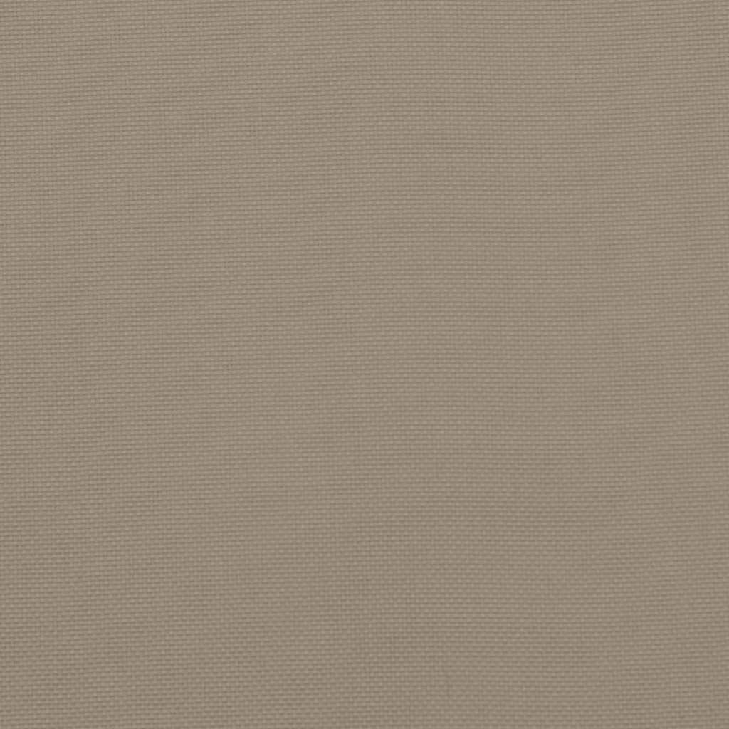 Tuinbankkussen 180x(50+50)x7 cm oxford stof taupe