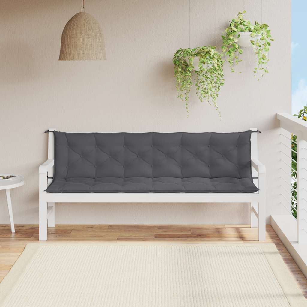 Tuinbankkussen 200X(50+50)X7 Cm Oxford Stof Kleurig 200 cm
