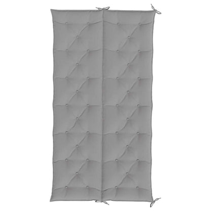 Tuinbankkussen 200x(50+50)x7 cm oxford stof grijs