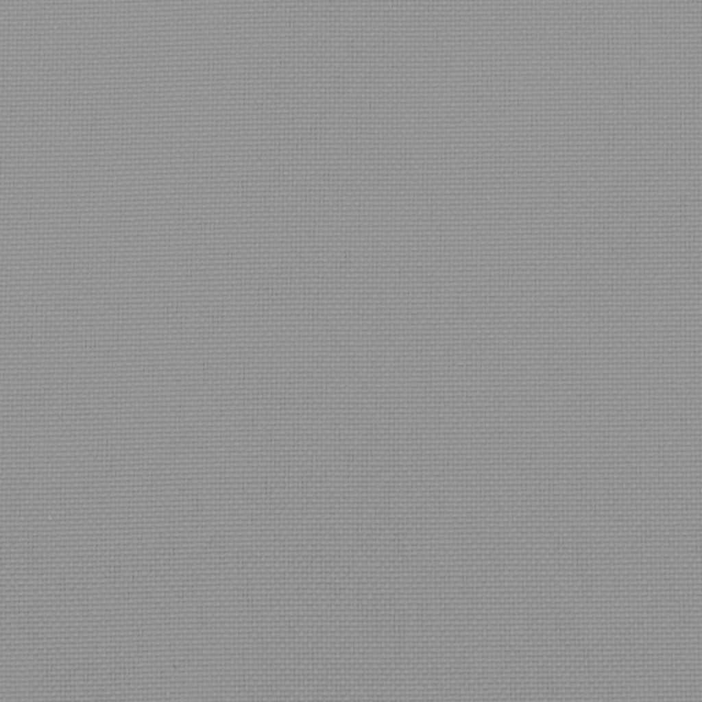 Tuinbankkussen 200x(50+50)x7 cm oxford stof grijs