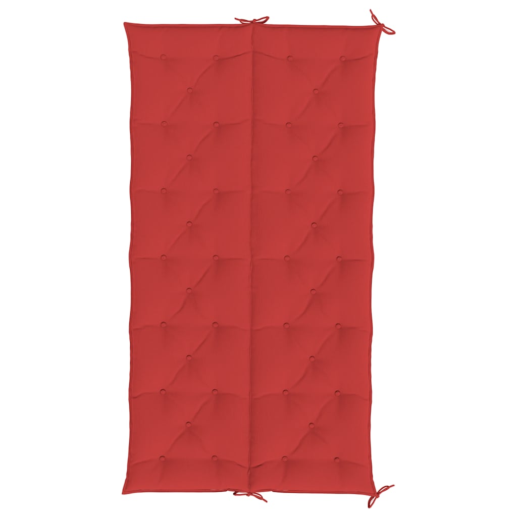 Tuinbankkussen 200x(50+50)x7 cm oxford stof rood