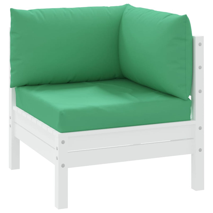 Palletkussens 3 St Oxford Stof Groen Hoekbank