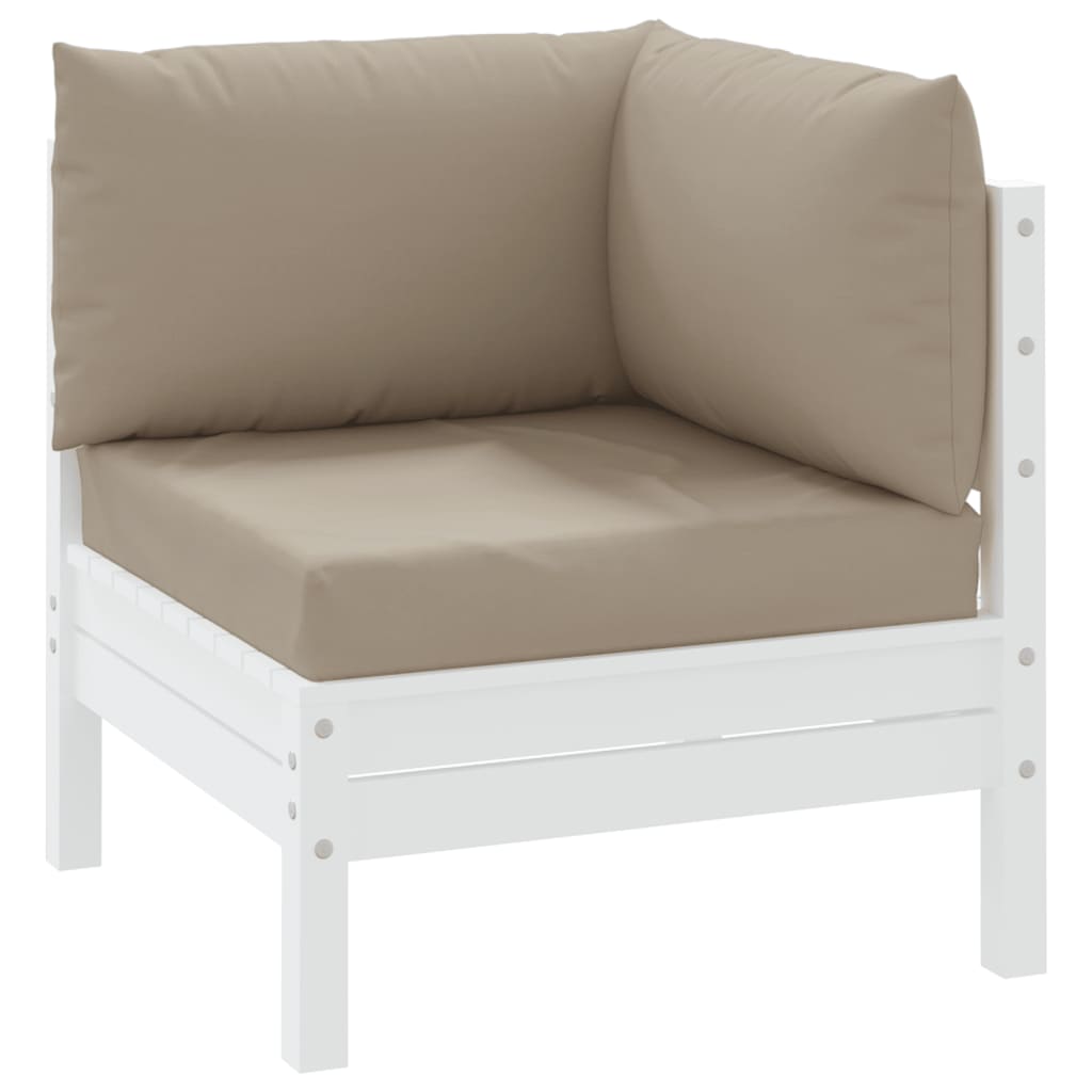Palletkussens 3 St Oxford Stof Taupe Hoekbank