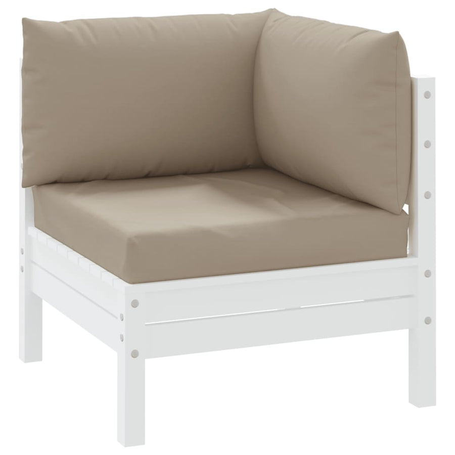 Palletkussens 3 St Oxford Stof Taupe Hoekbank