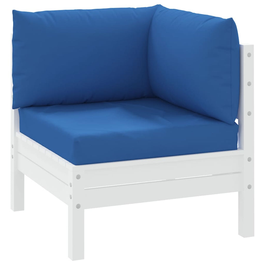 Palletkussens 3 St Oxford Stof Blauw Hoekbank