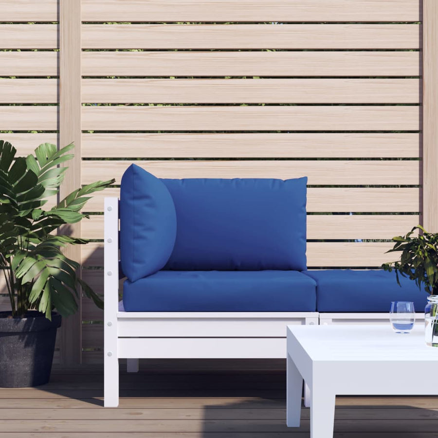 Palletkussens 3 St Oxford Stof Blauw Hoekbank