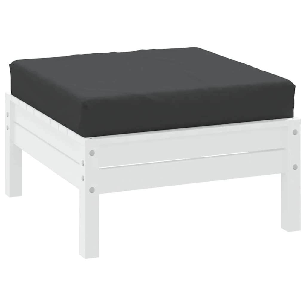 Palletkussen 60x60x6 cm oxford stof zwart