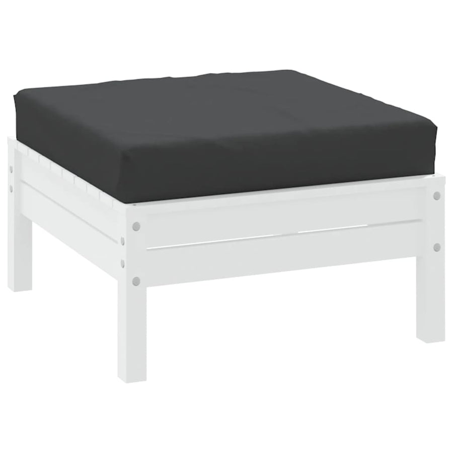 Palletkussen 60x60x6 cm oxford stof zwart