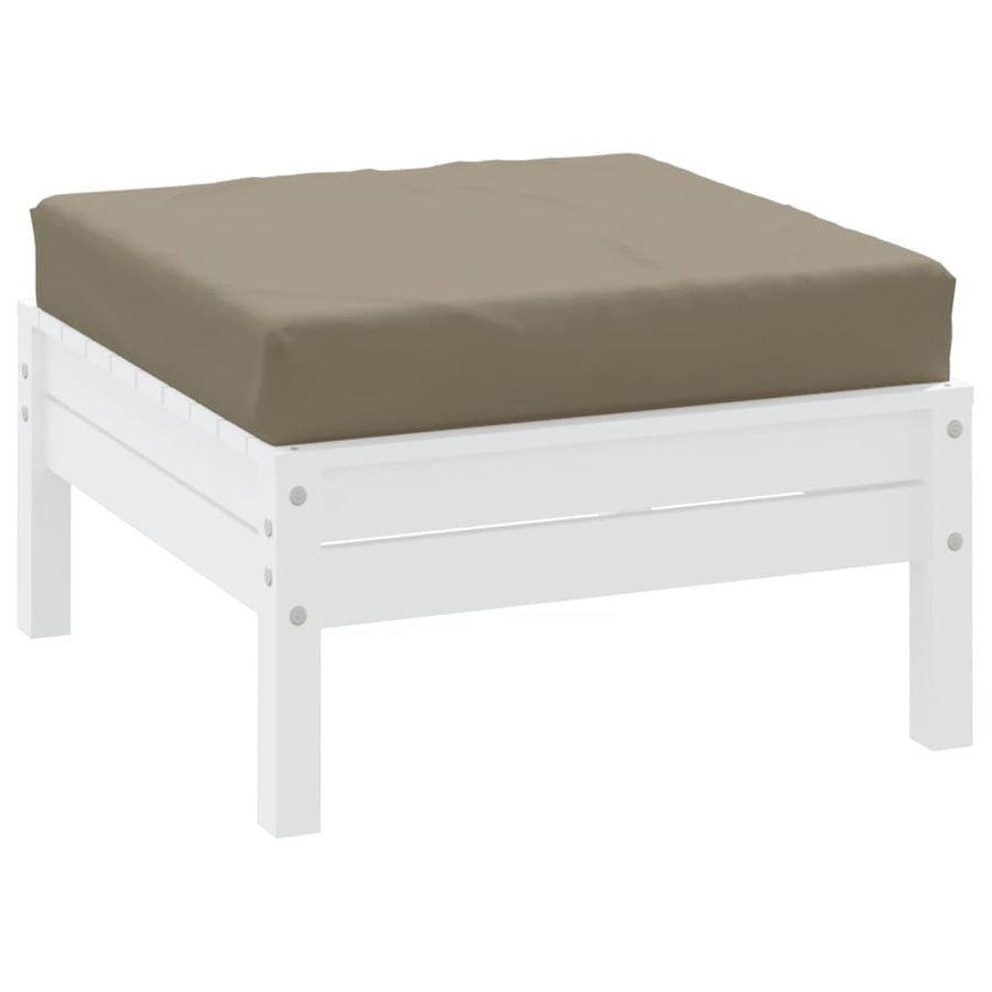 Palletkussen 60x60x6 cm oxford stof taupe