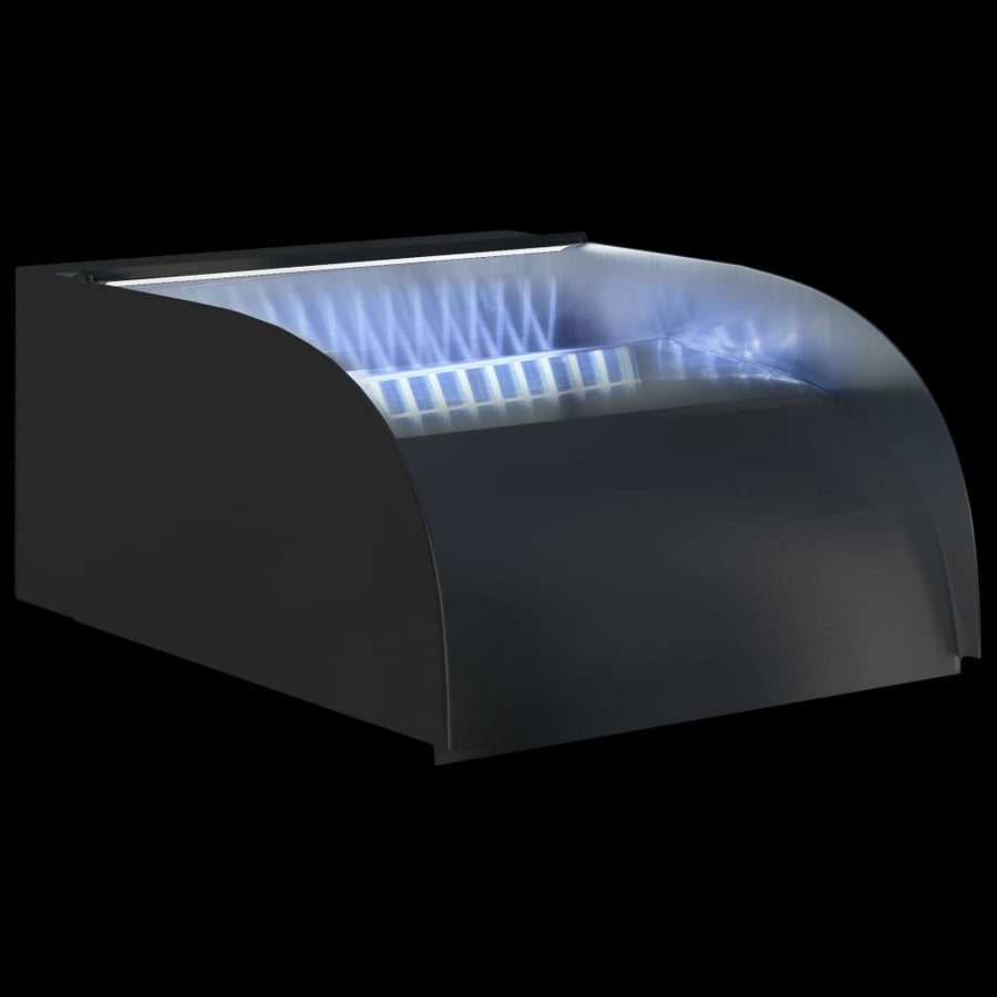 Waterval Roestvrij Staal 304 30 x 34 x 14 cm Met LED's