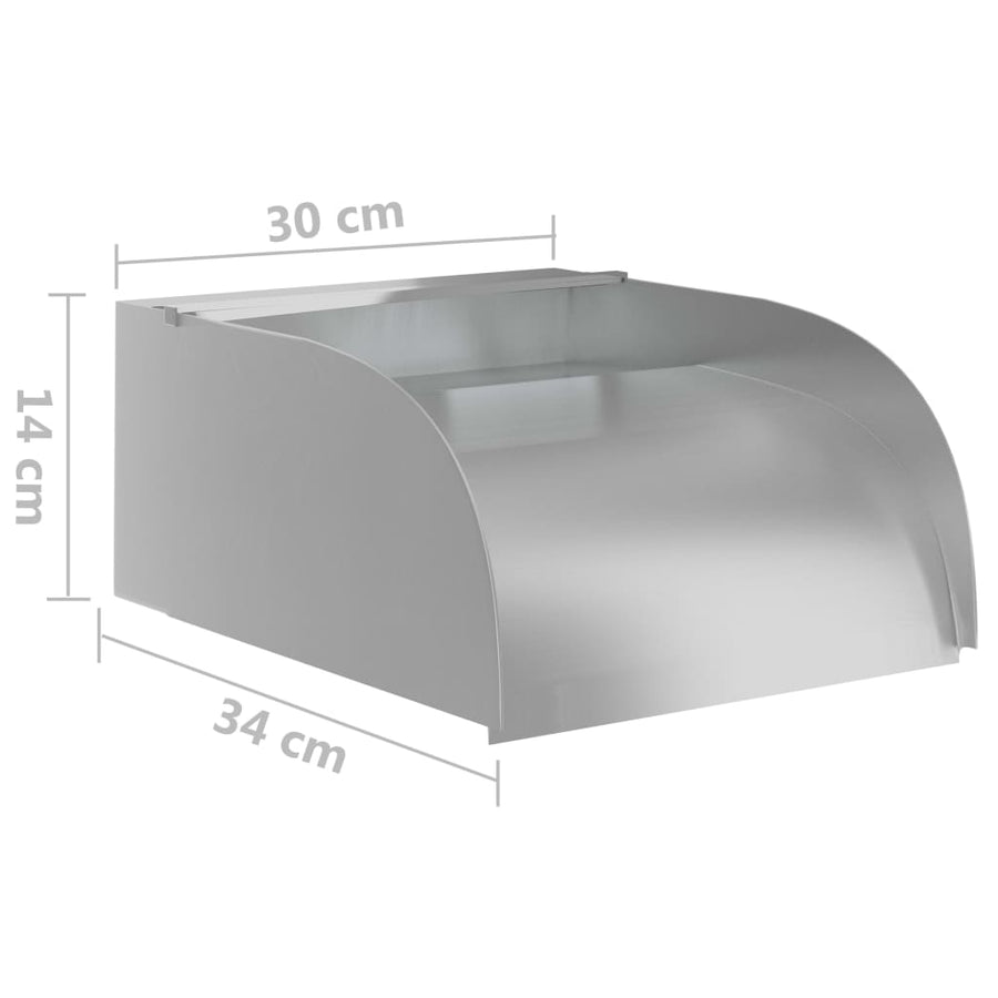 Waterval Roestvrij Staal 304 30 x 34 x 14 cm Met LED's