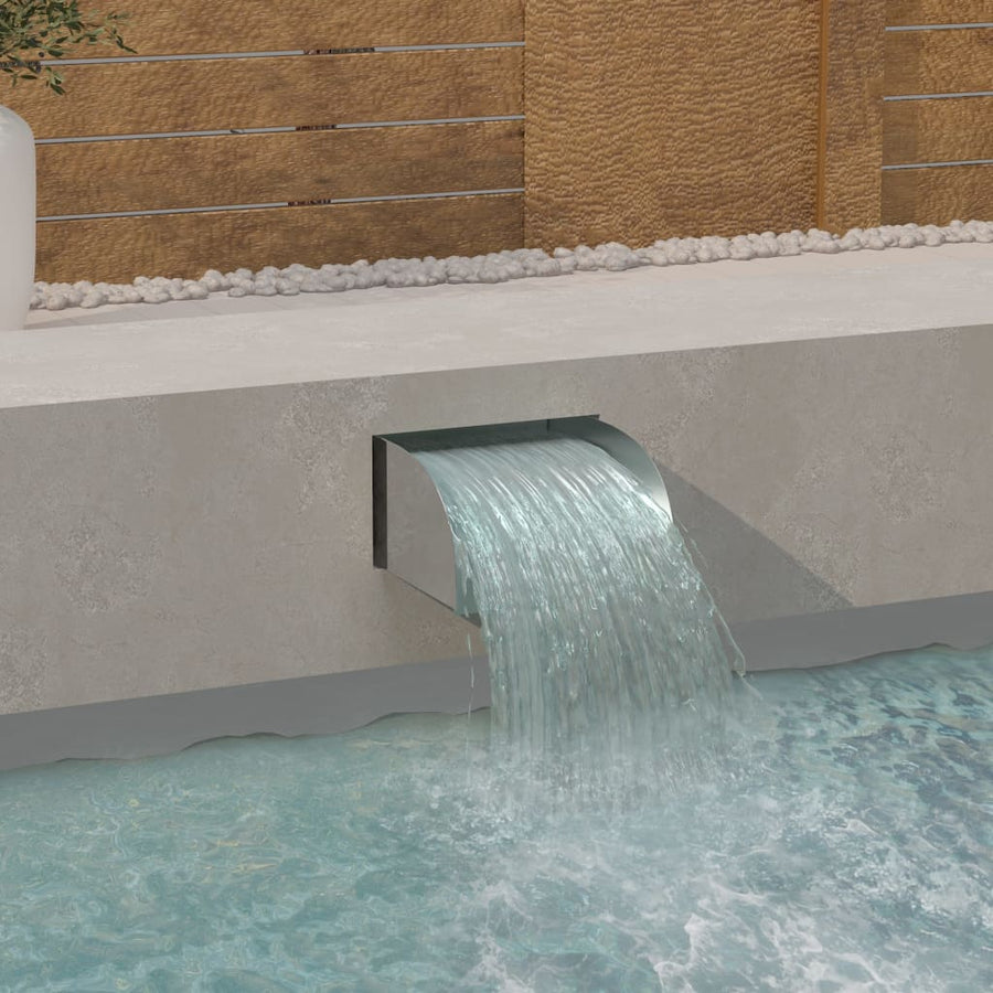 Waterval Roestvrij Staal 304 30 x 34 x 14 cm Met LED's