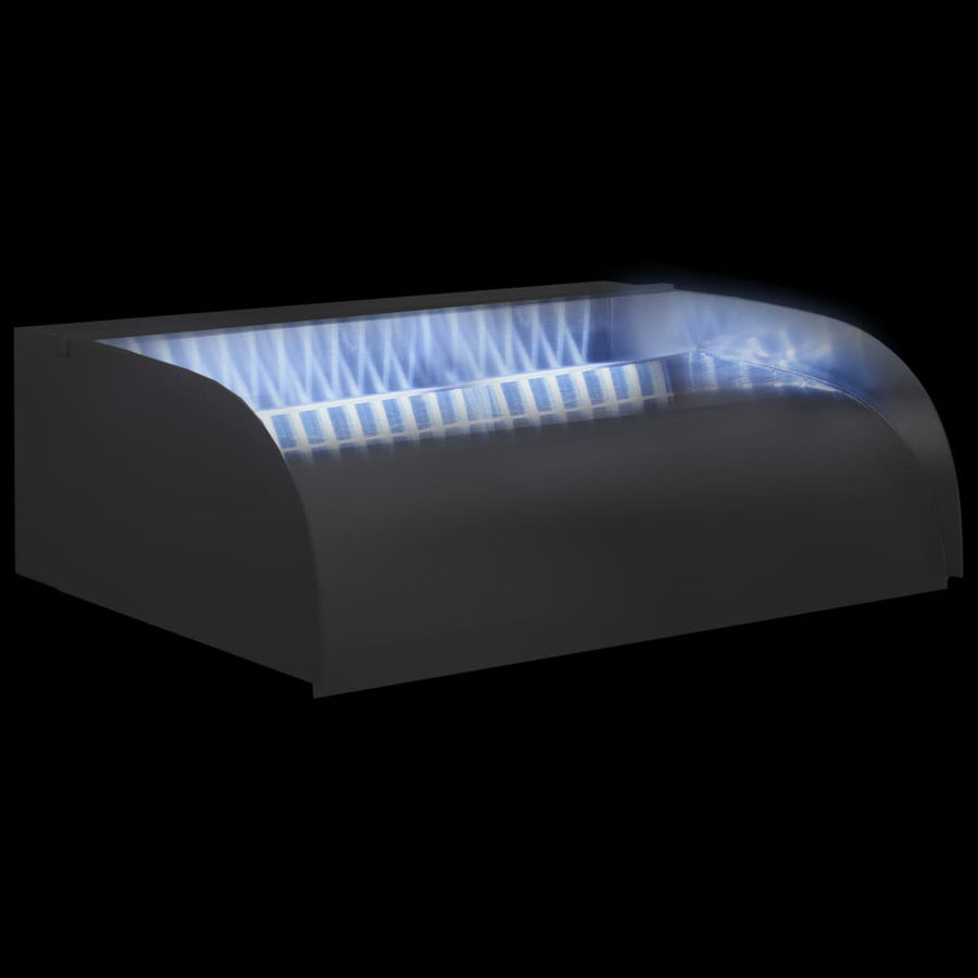 Waterval Roestvrij Staal 304 45 x 34 x 14 cm Met LED's
