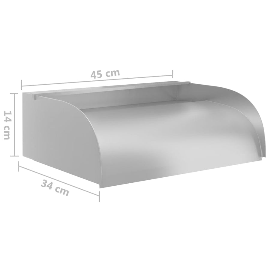 Waterval Roestvrij Staal 304 45 x 34 x 14 cm Met LED's