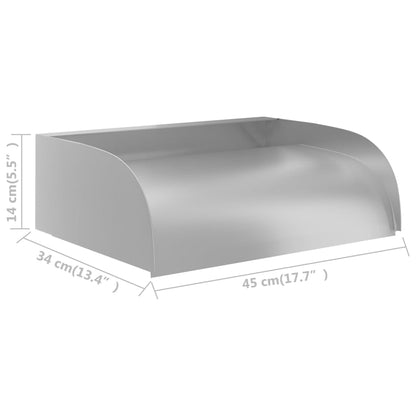 Waterval Roestvrij Staal 304 45 x 34 x 14 cm zonder LED