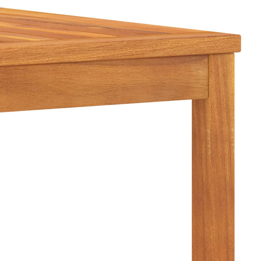 5-Delige Loungeset Met Kussens Massief Acaciahout Donkergrijs 4x Fauteuil + Tafel