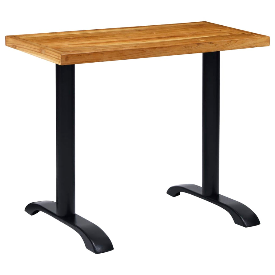 Bistrotafelpoten 2 st 61x8x72 cm gietijzer zwart