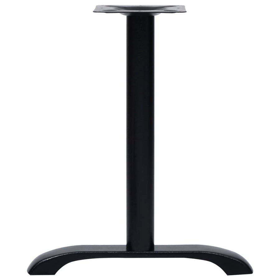 Bistrotafelpoten 2 st 61x8x72 cm gietijzer zwart
