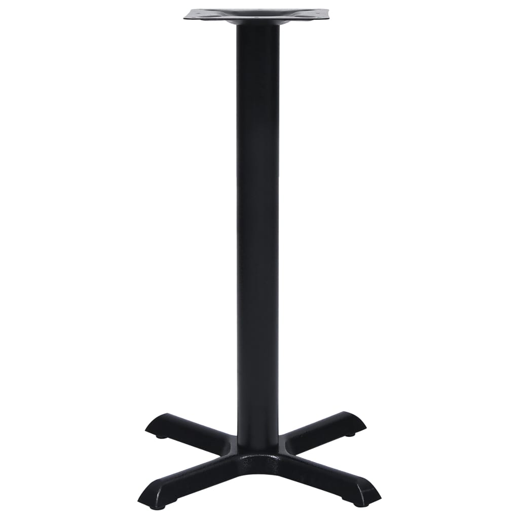 Bistrotafelpoot 56x56x72 cm gietijzer zwart