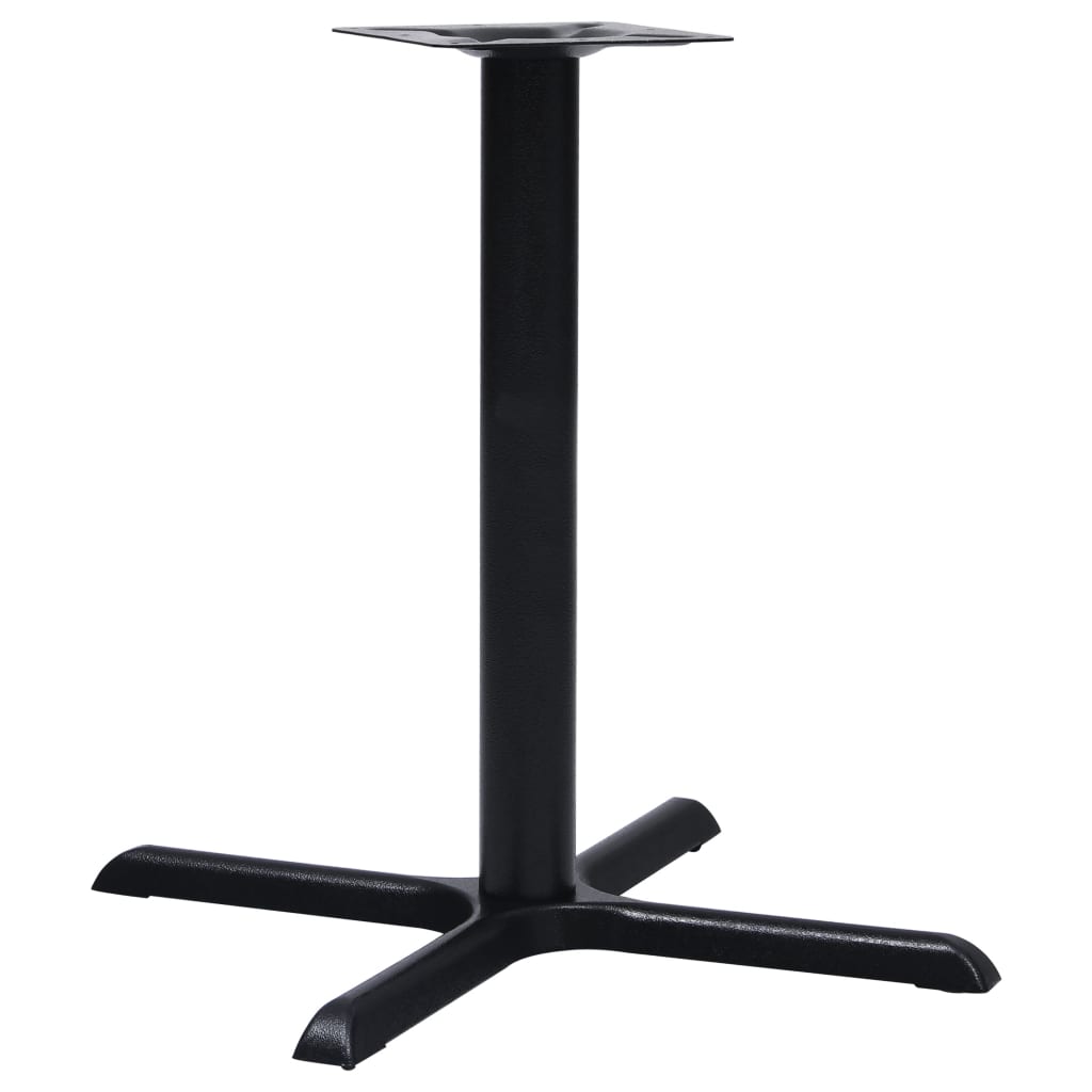 Bistrotafelpoot 76x76x72 cm gietijzer zwart