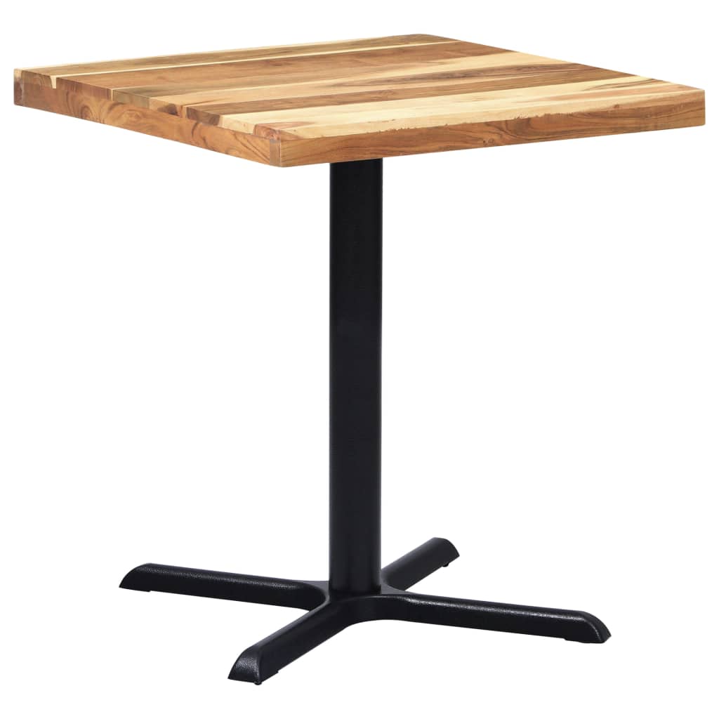 Bistrotafelpoot 76x76x72 cm gietijzer zwart
