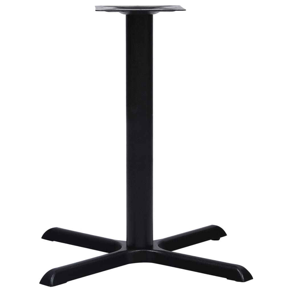 Bistrotafelpoot 76x76x72 cm gietijzer zwart