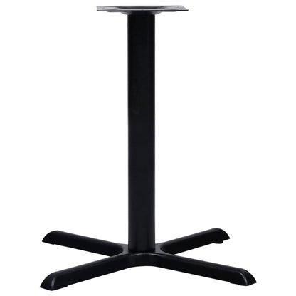 Bistrotafelpoot 76x76x72 cm gietijzer zwart
