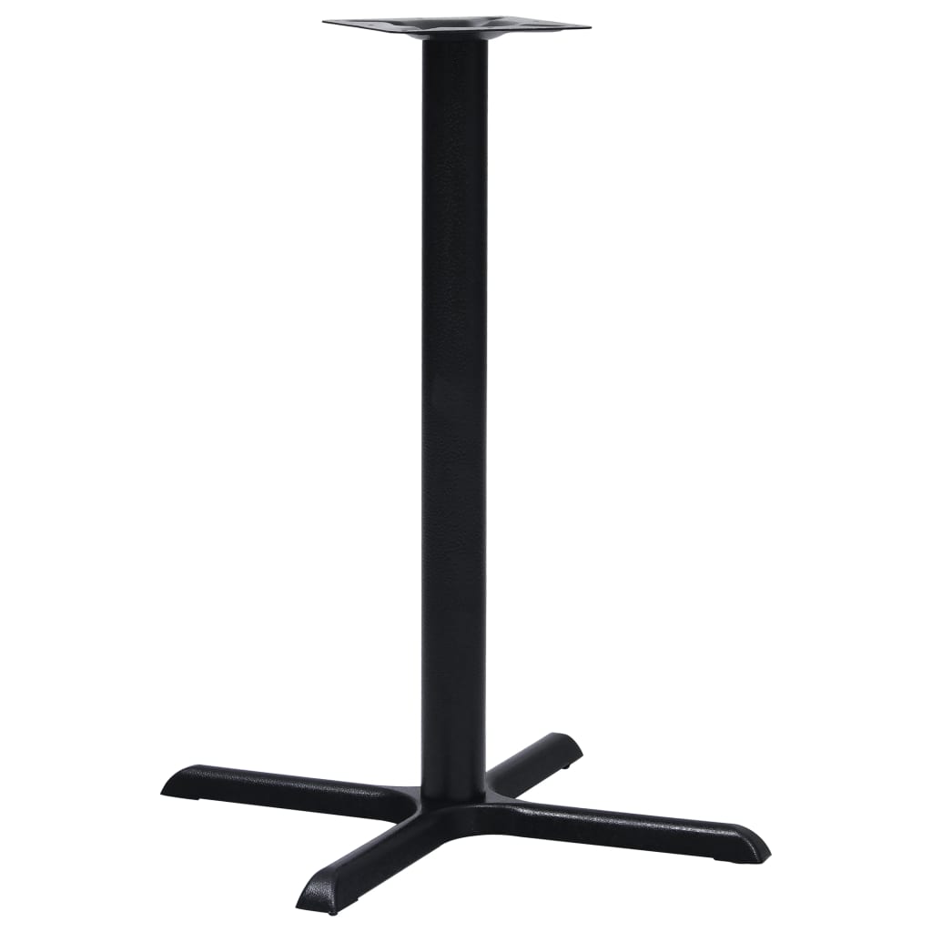 Bistrotafelpoot 76x76x107 cm gietijzer zwart