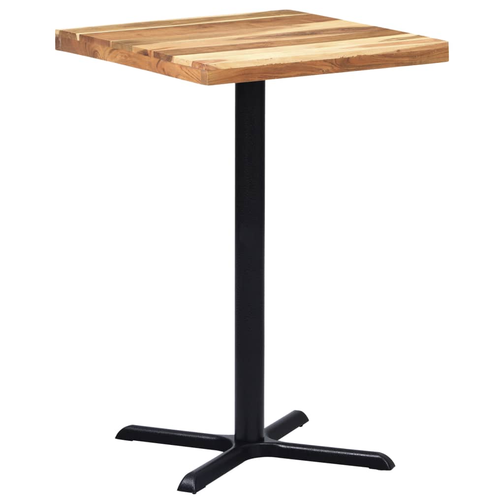Bistrotafelpoot 76x76x107 cm gietijzer zwart