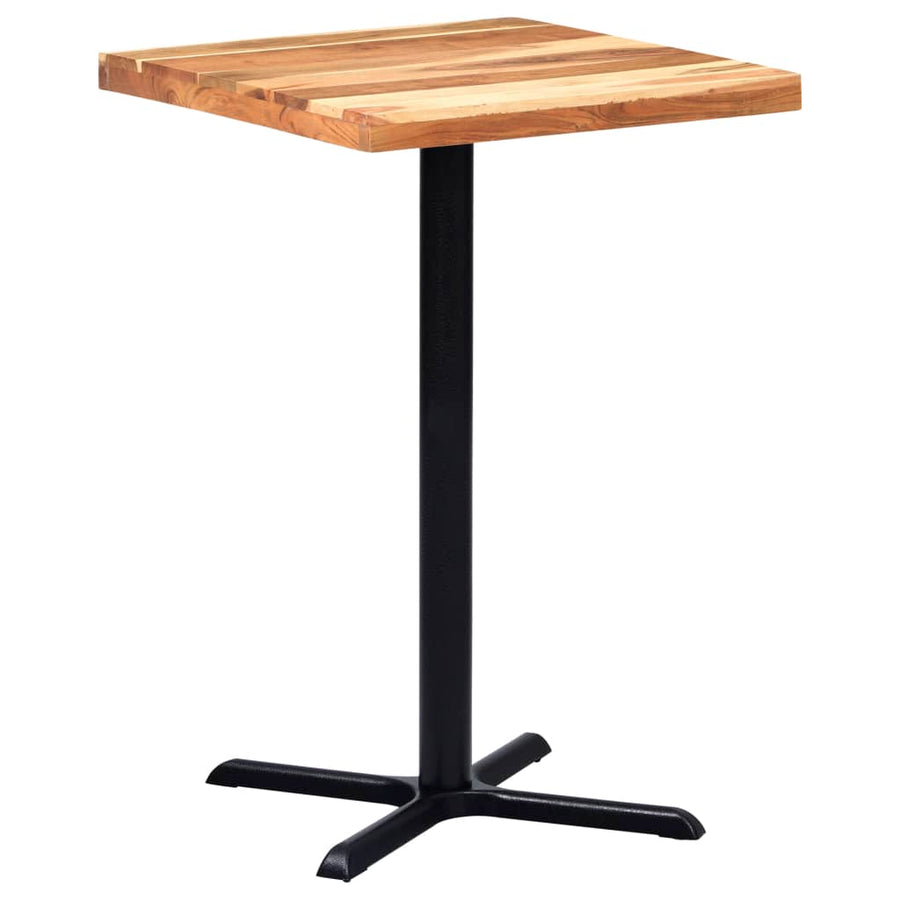 Bistrotafelpoot 76x76x107 cm gietijzer zwart