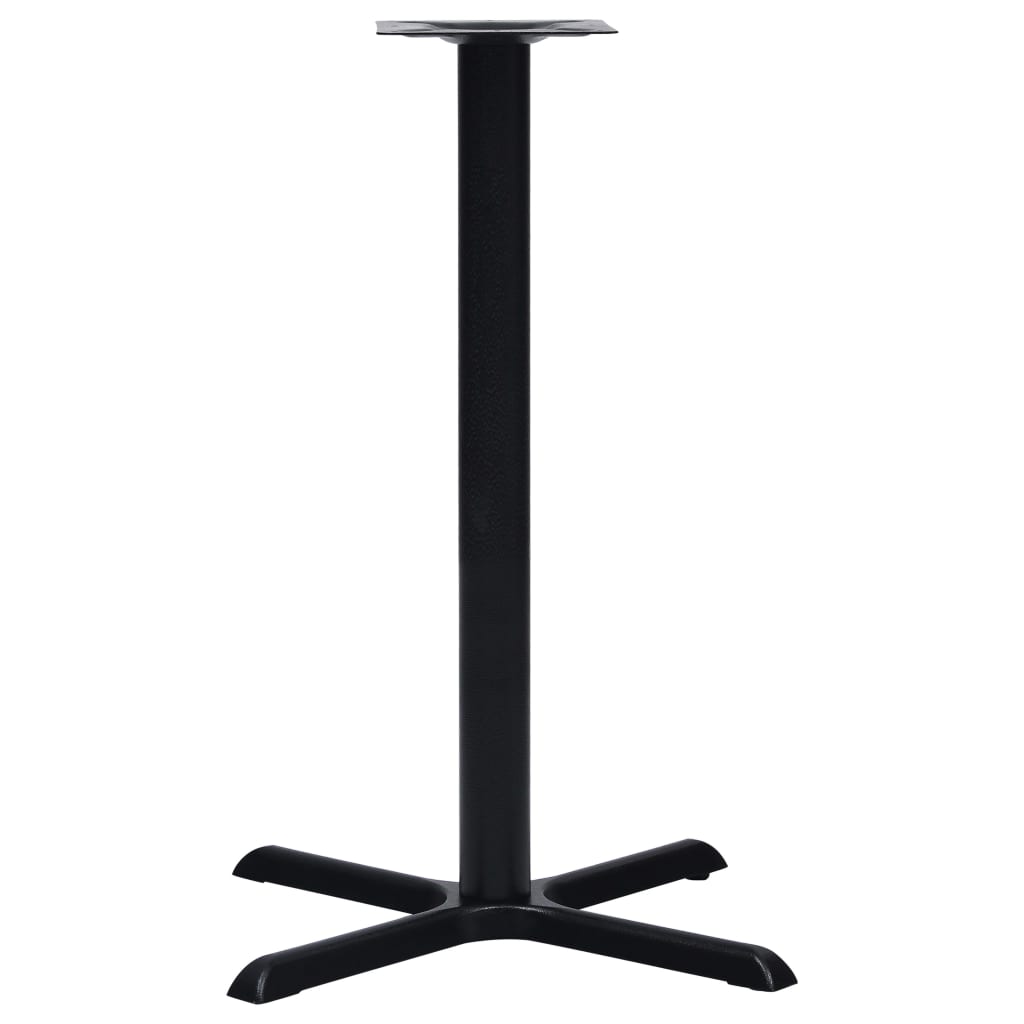 Bistrotafelpoot 76x76x107 cm gietijzer zwart