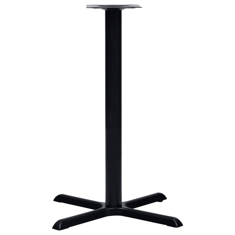 Bistrotafelpoot 76x76x107 cm gietijzer zwart