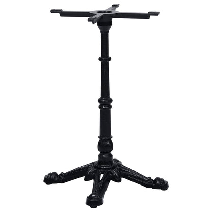 Bistrotafelpoot 52x52x72 cm gietijzer zwart