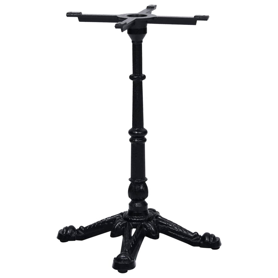 Bistrotafelpoot 52x52x72 cm gietijzer zwart
