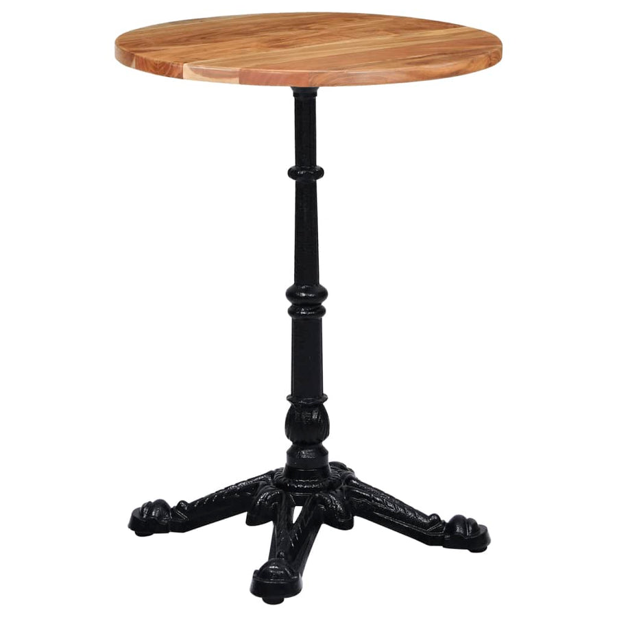 Bistrotafelpoot 52x52x72 cm gietijzer zwart