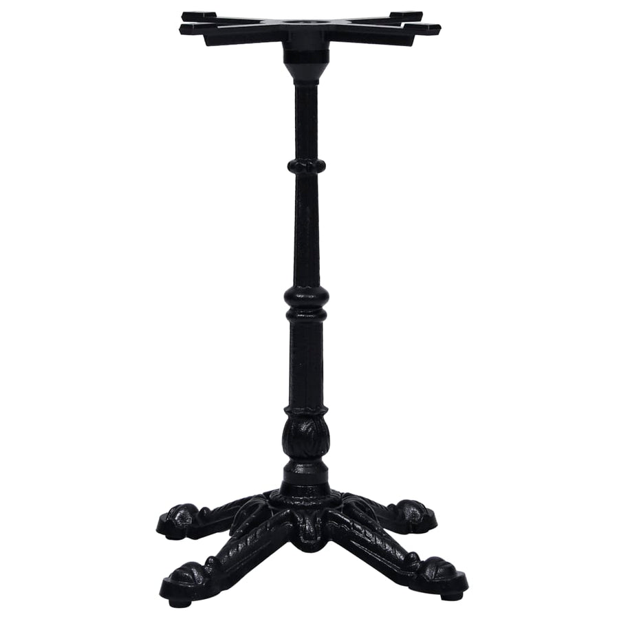 Bistrotafelpoot 52x52x72 cm gietijzer zwart