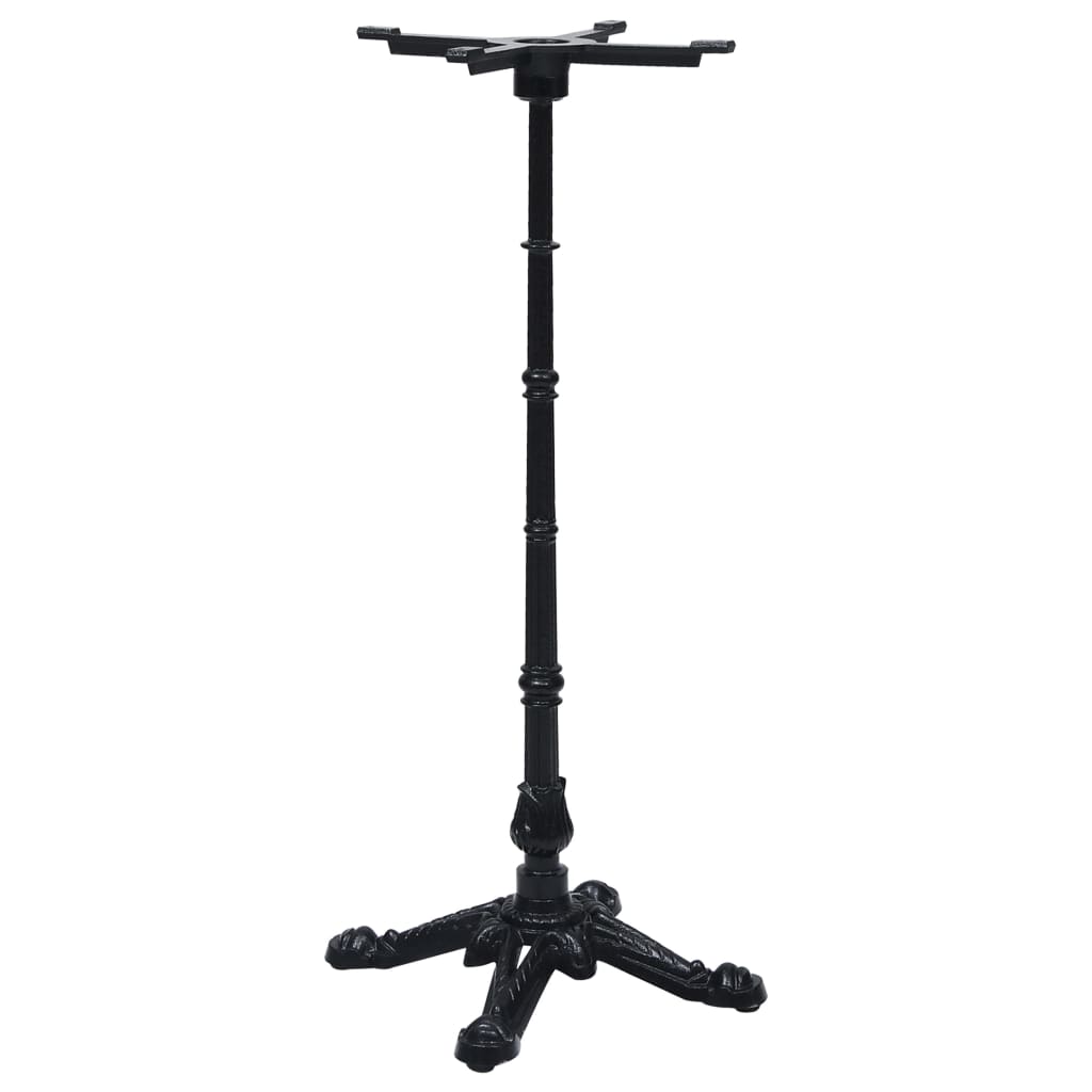 Bistrotafelpoot 52x52x108 cm gietijzer zwart