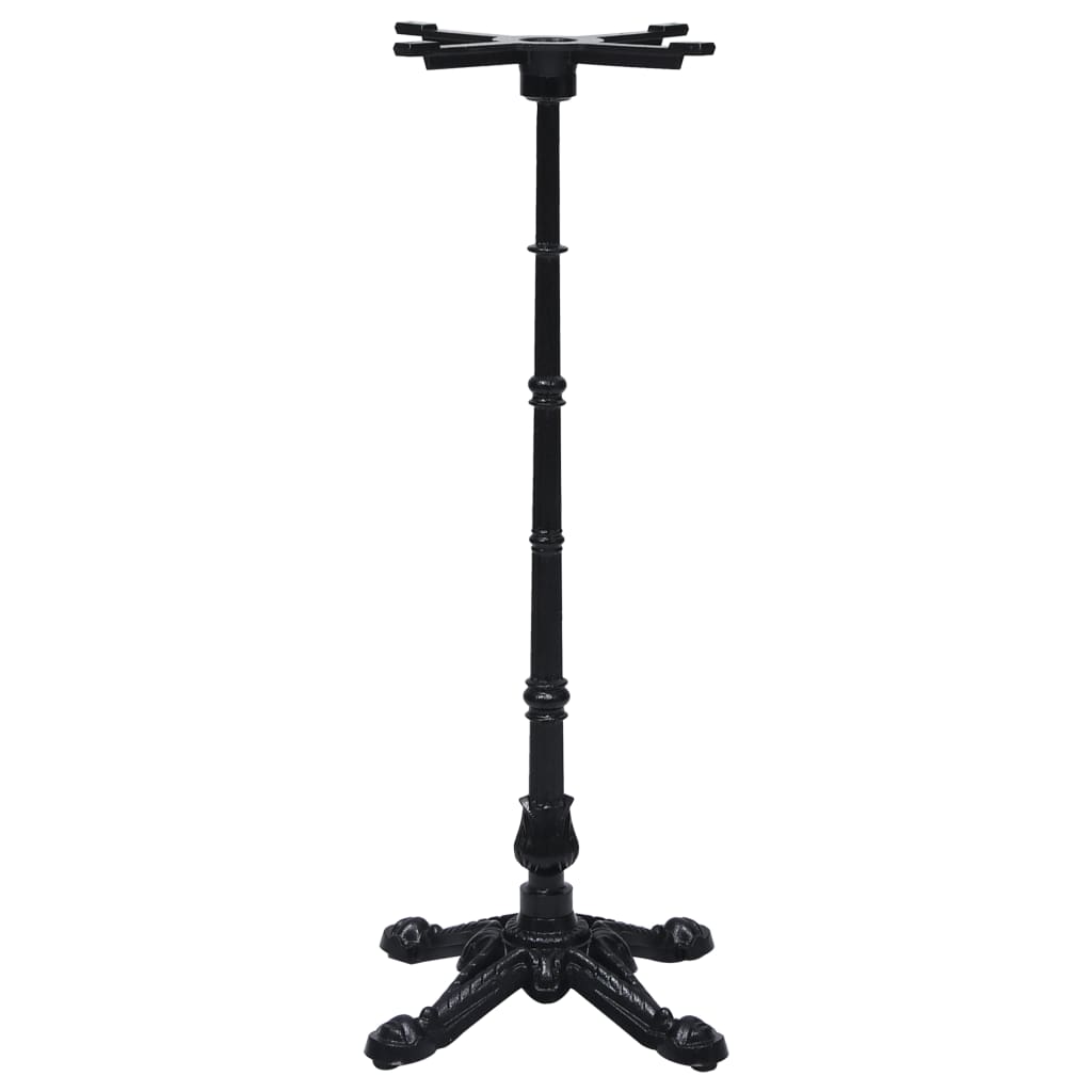 Bistrotafelpoot 52x52x108 cm gietijzer zwart